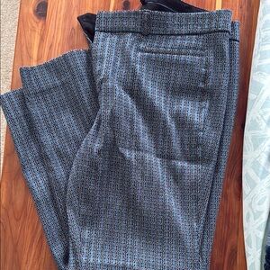 Stylish Blue and Black Patterned Pants